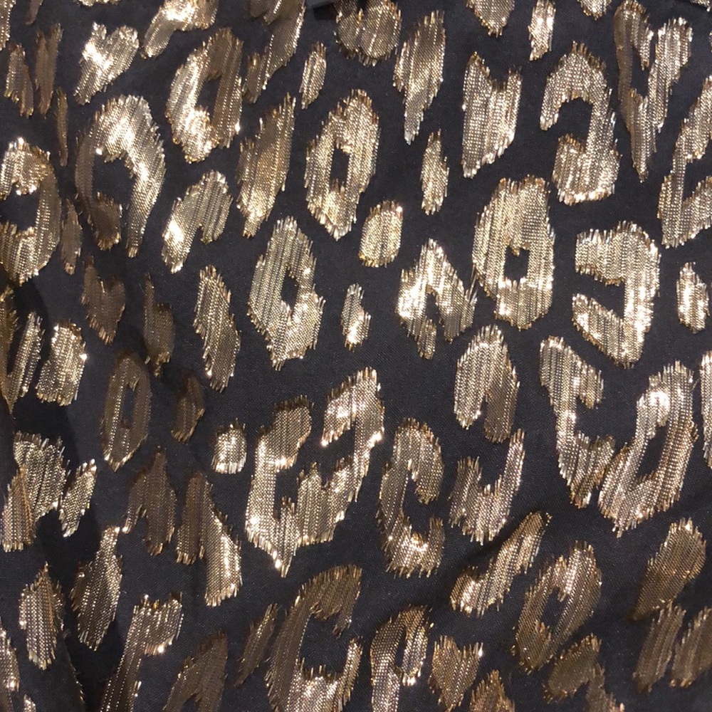 Kendall + Kylie gold foil animal print top - Picture 5 of 5